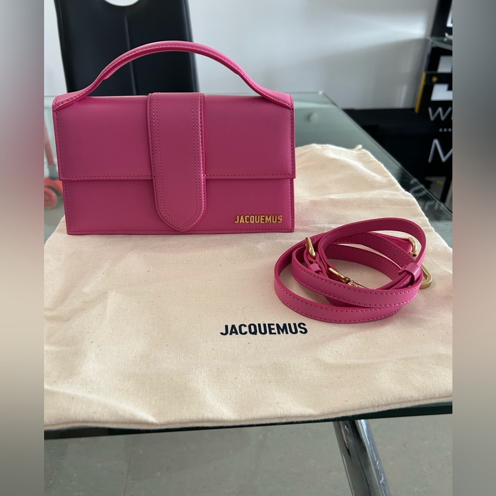 Jacquemus Vibrant Pink Le Grand Bambino Bag